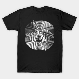 Analog Photography 35mm Film Developing Reel T-Shirt